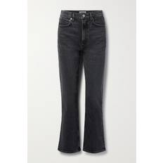 Jeans Agolde HIGH RISE STOVEPIPE IN METAL ORGANIC COTTN black female Jeans now available at BSTN in
