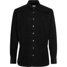 Moncler Shirts Moncler Corduroy cotton shirt black