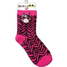 S Socks Children's Clothing TY Girl's Zoey Zebra Socks - Multicolour
