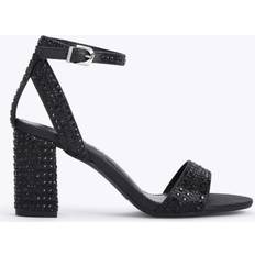 Heeled Sandals Carvela 'Kianni' Fabric Heels Black