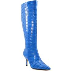 Blue High Boots Dune London 'Spritz' Leather Knee High Boots Blue