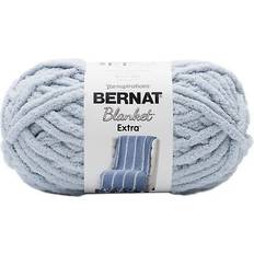 Yarnspirations Bernat blanket extra yarn-softened blue