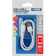Status to usb-c sync & charge cable metre reversible 1m