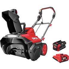 Skil PWR CORE 40-volt 20-in Single-stage Push Cordless Electric Snow Blower 6 Ah Battery and Charger Included in Red SB2001C-10