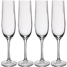 Wood Glasses Mikasa Treviso Crystal Flute Champagne Glass 22cl 4pcs