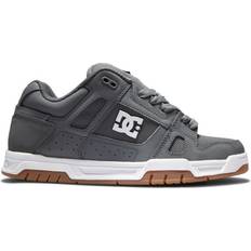DC Shoes stag mens grey gum skate trainers