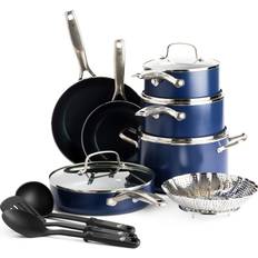 Blue Diamond Pan CC001951-001 Ceramic Cookware Set with lid