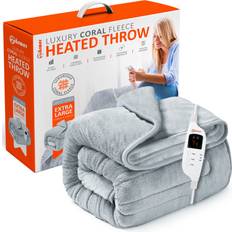 Electric heated throw Warmer Luxury Electric Heated Throw Blanket Extra Large