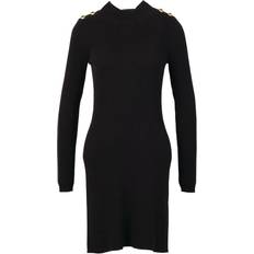 Barbour L - Women Dresses Barbour International Enfield Black Knit Dress 16, BLACK