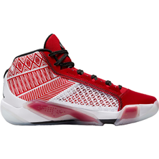 Men - Red Basketball Shoes Nike Air Jordan XXXVIII M - White/University Red/Metallic Gold/Black
