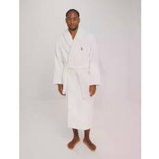 Polo Ralph Lauren Robes Polo Ralph Lauren Logo-Embroidered Cotton Dressing Gown White