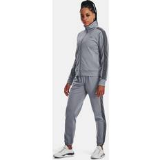 Under Armour Sportswear Garment - Women Jumpsuits & Overalls Under Armour Tricot Tracksuit Grey