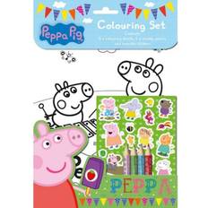 Peppa Pig Colouring Books Peppa Pig 3 Piece Colouring Set