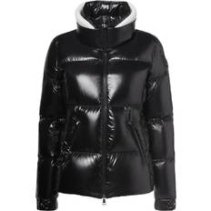 Moncler Women - XL Jackets Moncler Womens Black Vistule Quilted Shell-down Jacket