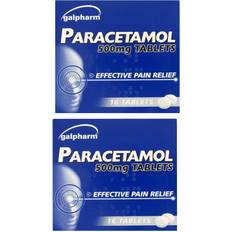 2 16 paracetaml headache migraine back pain relief 500mg Tablet