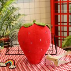 Shein Creative Strawberry Plush Toy, Fruit Shaped Stuffed Animals, Gift & Decoration