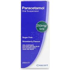Paracetamol Oral Suspension 250mg/5ml 6+ Strawberry Flavour Liquid