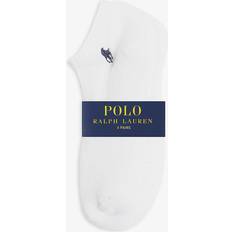 Polo Ralph Lauren Women Underwear Polo Ralph Lauren Womens White Logo-embroidered Stretch-woven Socks Pack of