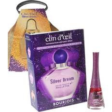 Bourjois silver dream edp nail glitter pouch gift