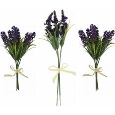 Purple Artificial Plants 3Pk Lavender Bundles Purple Flowers Artificial Plant