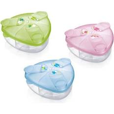 Mam Baby Food Containers & Milk Powder Dispensers Mam Dosierbehälter für Milchpulver farblich sortiert1 Einheit