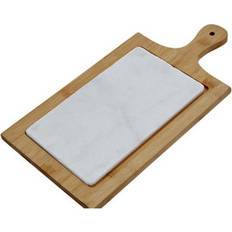 Premier Housewares Cheese Boards Premier Housewares Maison White Marble Bamboo Cheese Board