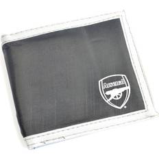 Arsenal football club official multi pocket black canvas crest wallet badge