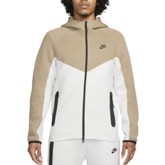 Nike Sportswear Garment Jumpers Nike Men's Sportswear Tech Fleece Windrunner Full Zip Hoodie - Summit White/Khaki/Black