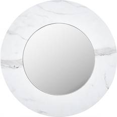 Marble Mirrors Pacific Lifestyle Olivia's Marble Veneer Round Wall Mirror