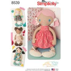 Simplicity Stuffed Doll Sewing Pattern, 8539