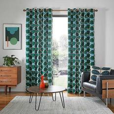 Linen Curtains & Accessories Orla Kiely Jade