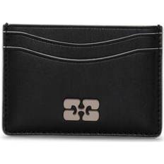 Polyester Card Cases Ganni Bou Card Holder in Black Polyester/Polyurethane/Recycled - Black One