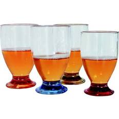 Black Glasses Flamefield Acrylic Party Juice Drinking Glass