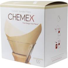 Chemex Coffee Filters Chemex Bonded Pre-folded Unbleached Square