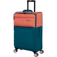 It 8 wheel suitcases IT Luggage Duo-Tone Checked 8 Wheel Spinner