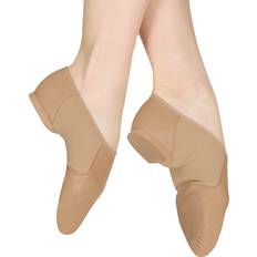 Bloch so495 neoflex split sole slip on jazz dance shoes tan