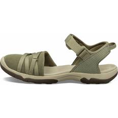 Green Sport Sandals Teva tirra closed toe women's walking sandals burnt olive rrp £75