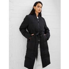 French Connection Women Outerwear French Connection Auden Longline Coat, Black