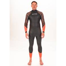 Orca Water Sport Clothes Orca Zeal Hi-Vis Mens Openwater Wetsuit 2023 Black/Orange-10