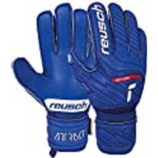 Junior Goalkeeper Gloves reusch Attrakt Silver Junior Handschuhe, deep blue blue