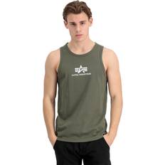 Alpha Industries Tank Tops Alpha Industries basic tank t-shirt unisex dark olive