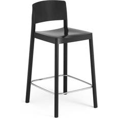Swedese Chairs Swedese Grace Ash Black Glazed Bar Stool 87cm