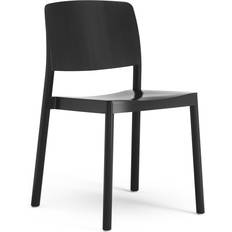Swedese Kitchen Chairs Swedese Grace Ash Black Lasered Kitchen Chair 80cm