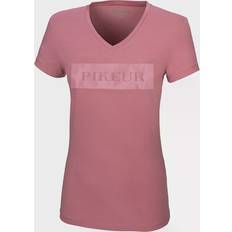 Pikeur Equestrian T-shirts & Tank Tops Pikeur Womens 2023 Franja Polo Shirt Noble Rose