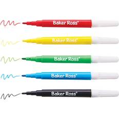 Pink Touch Pen Baker Ross FX391 Mini fiberspetspennor – paket med 8, färg- och ritpennor för barn, fyllning av festpåse, barnkalas