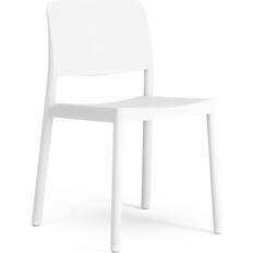 Swedese Kitchen Chairs Swedese Grace White Glazed Kitchen Chair 80cm