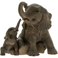 Leonardo Figurines Leonardo Collection Resin Elephant Family Figurine