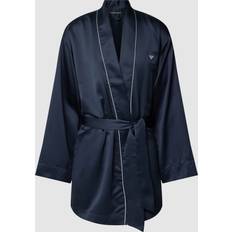 Microfiber Sleepwear Emporio Armani Men's Satin Deluxe Pyjama Kimono, Marine