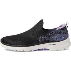 39 ½ Walking Shoes Skechers Women's GO Walk 6-Glimmering Black/Lavender