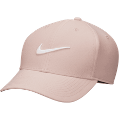 Nike Dri-FIT Club Structured Swoosh Cap - Pink Oxford/White